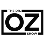 A black and white logo for the dr. Oz show